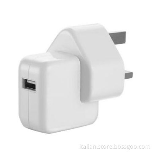 USB UK wall charger for iPhone, iPad, 2.1A